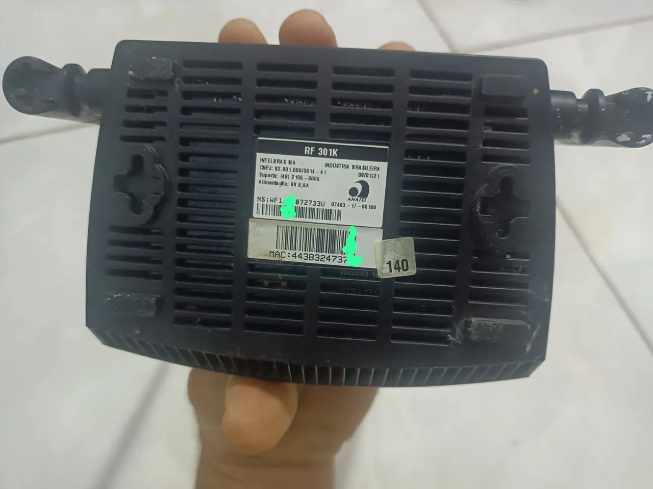 Roteador Intelbras Rf 301k64341169660290122