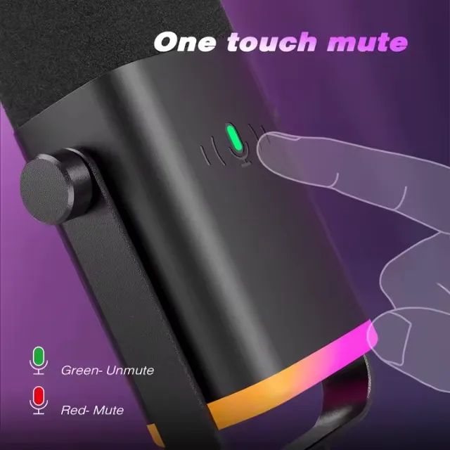 Microfone Dinâmico Fifine Xlr Am8 Cor Preto - Foto 4