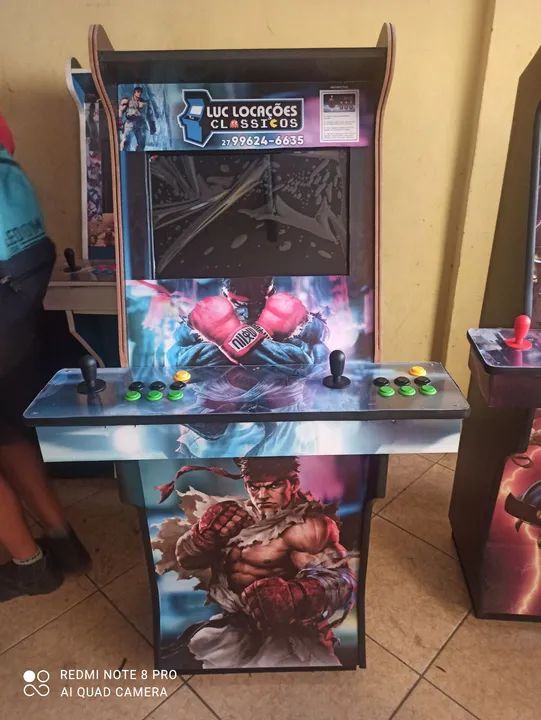 Máquina fliperama de Arcade - Diversos Jogos Clássicos