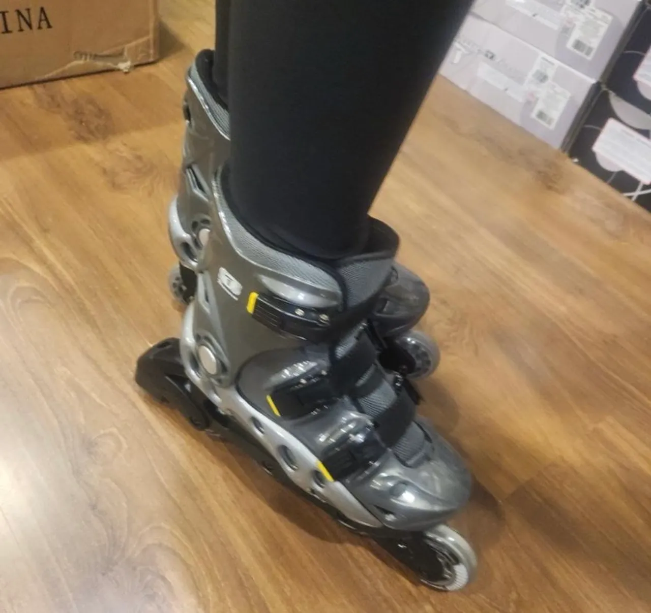 Patins Inline usado 1x novo n36/37