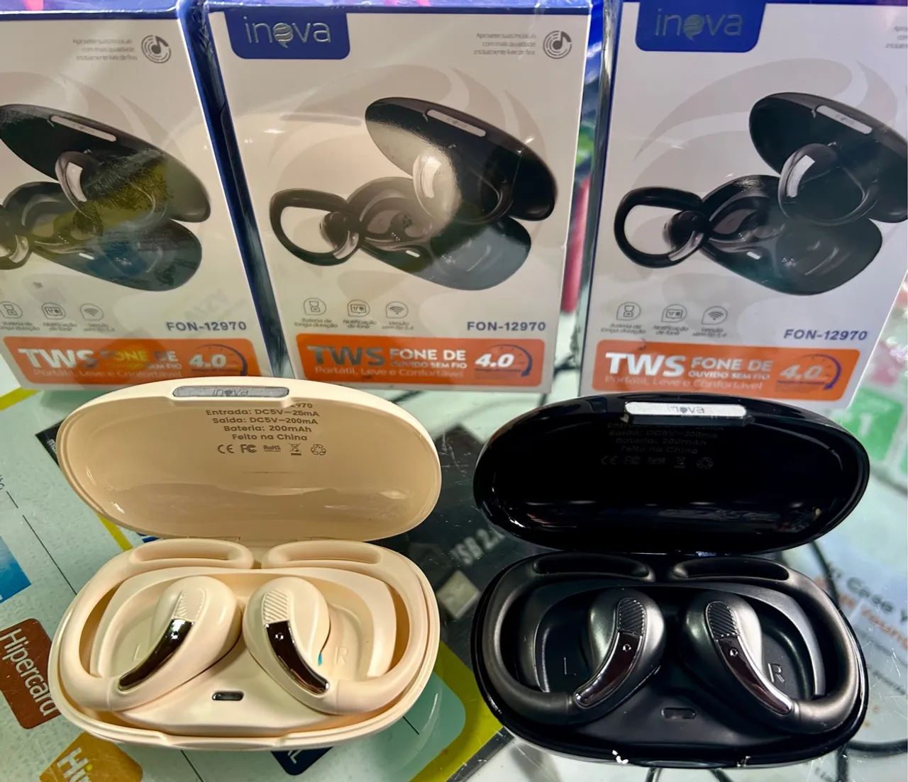 Fone de Ouvido TWS Inova Clip! - Foto 3