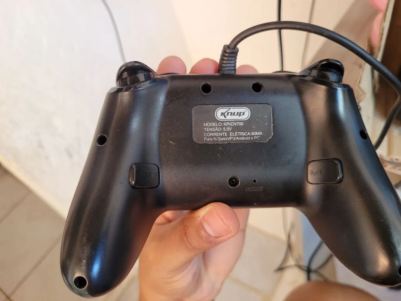 Controle usb Knup. Funciona em Pc/PLAYSTATION/Xbox/SWITCH etc.  - Foto 3
