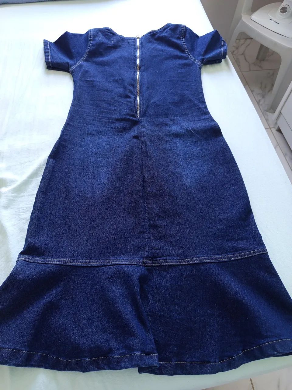 Vestido jeans com Lycra 