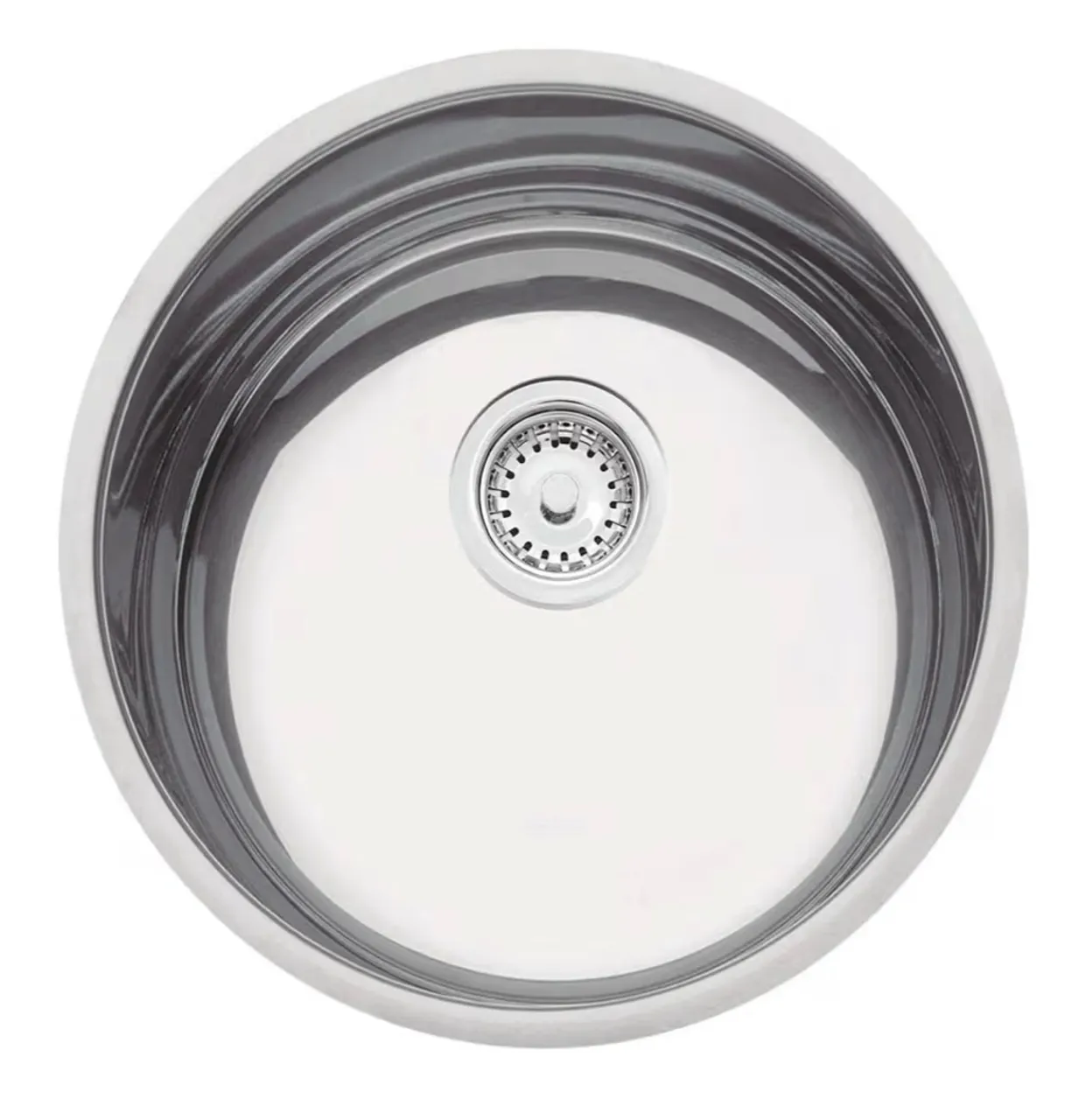 Cuba de Aço Inox Redonda para Cozinha ou tanque