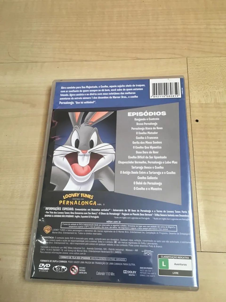 DVD Looney Tunes Pernalonga vol.2 - Foto 2