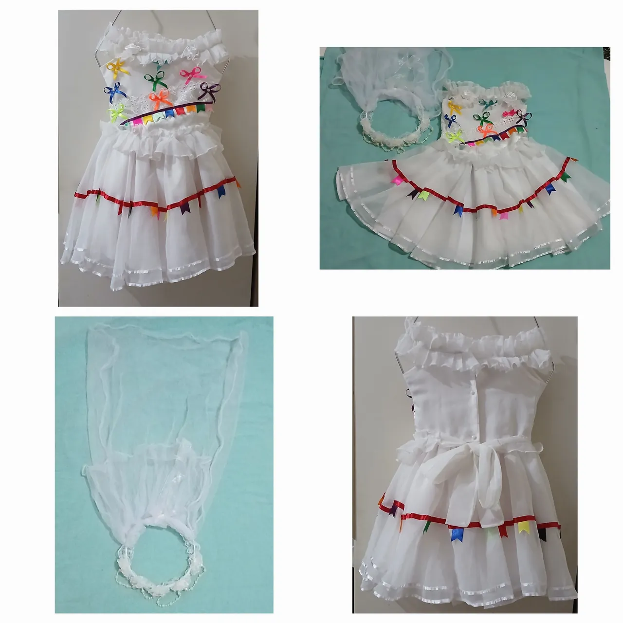Vestido Festa Junina Infantil