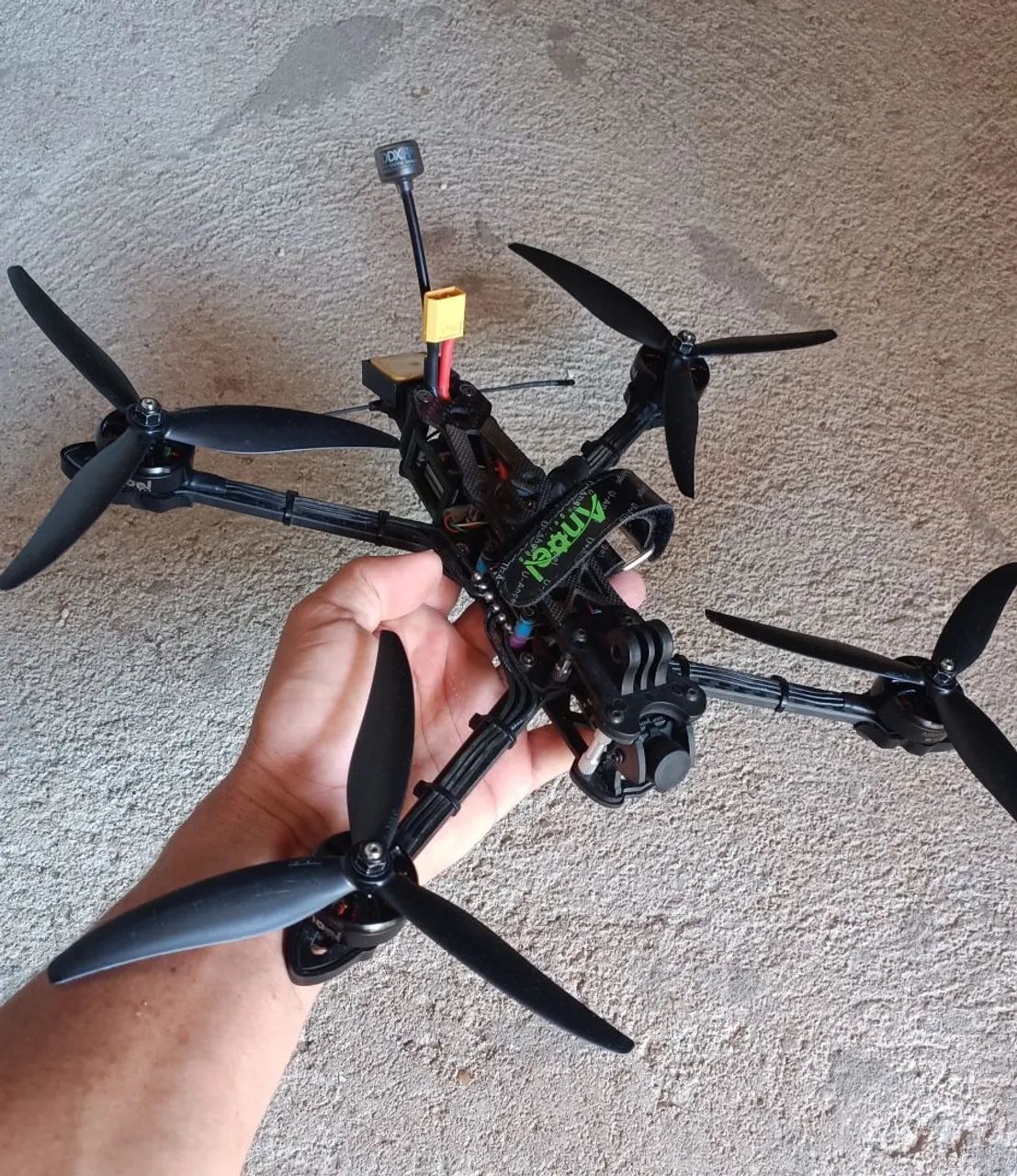 Drone fpv 7 " com vtx digital 