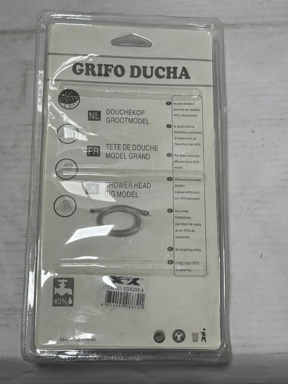 Ducha de mão Chuveiro Chuveirinho para Lavatório Banho em Bebês Higienização rápida ou Pet - Foto 2