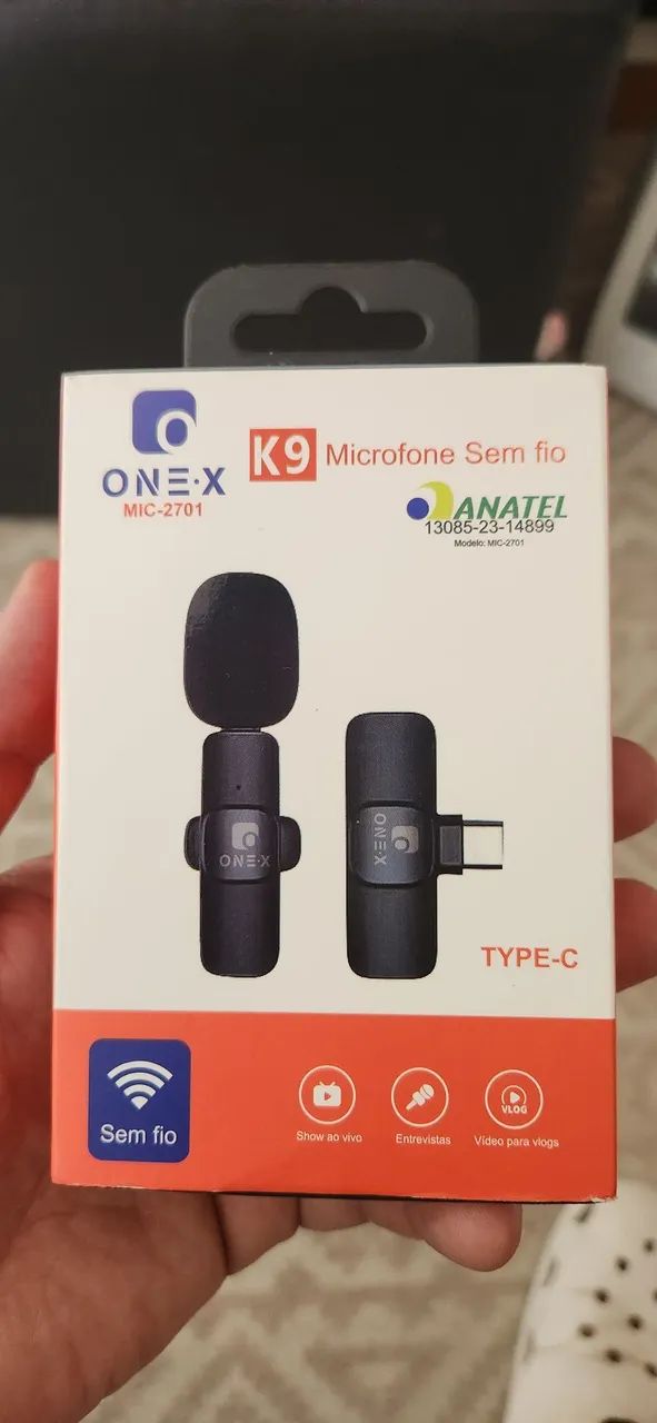 Microfone Sem Fio ONE-X K9
