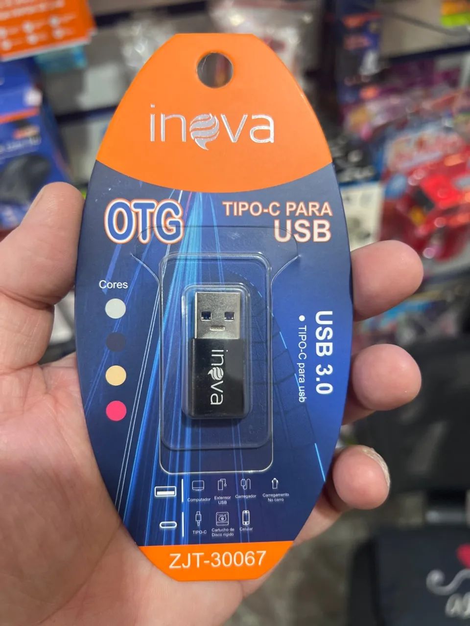 Adaptador OTG Tipo-C para USB 3.0 Inova