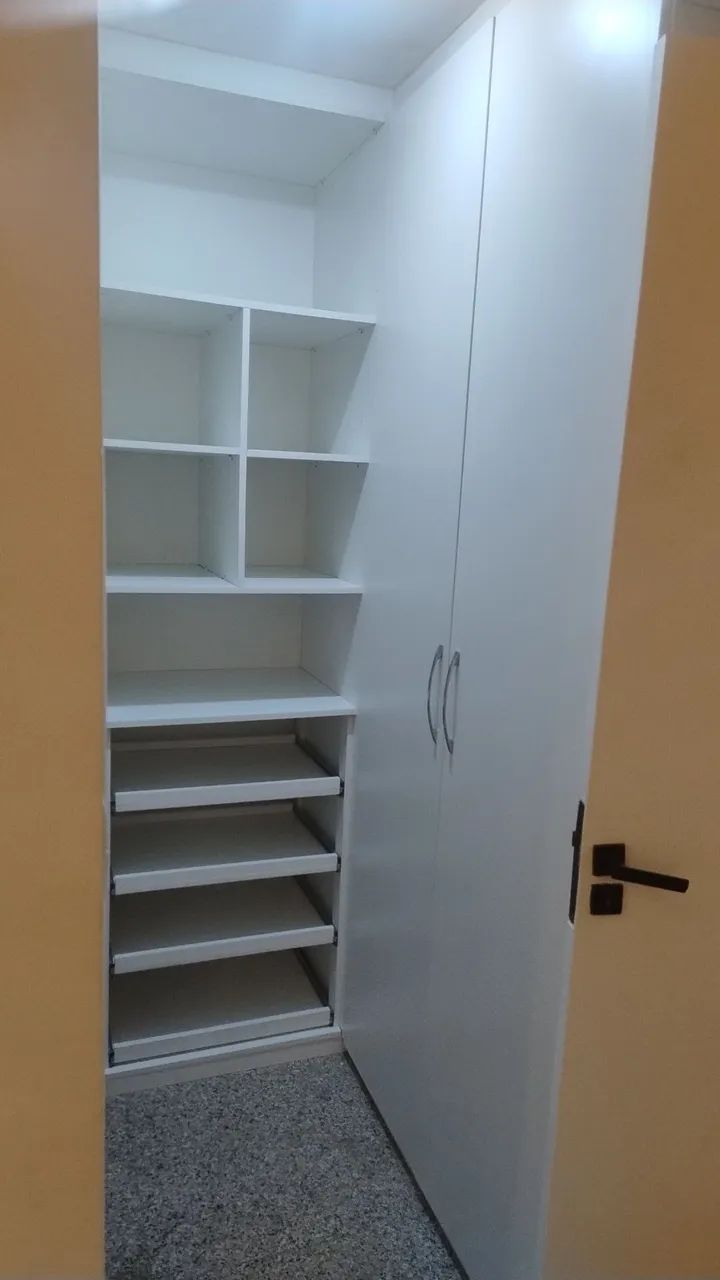 Guarda-Roupas Branco de 2 Portas com 3 Gavetas - Foto 5