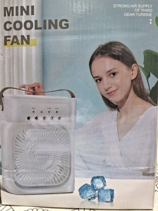 Mini Ventilador e umidificador portátil