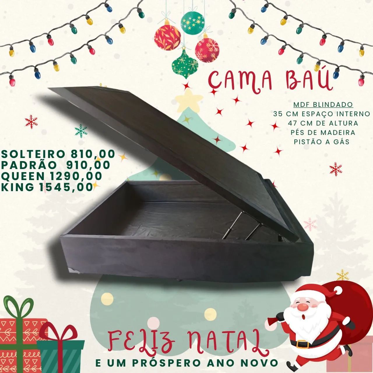 Promoção de cama baú toda em MDF! - Foto 4