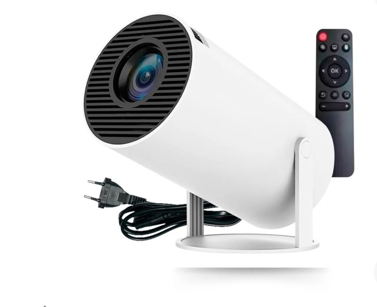 Projetor Portátil Pholex 4k Android Full Hd Smart Wifi Cinema Home Hy300