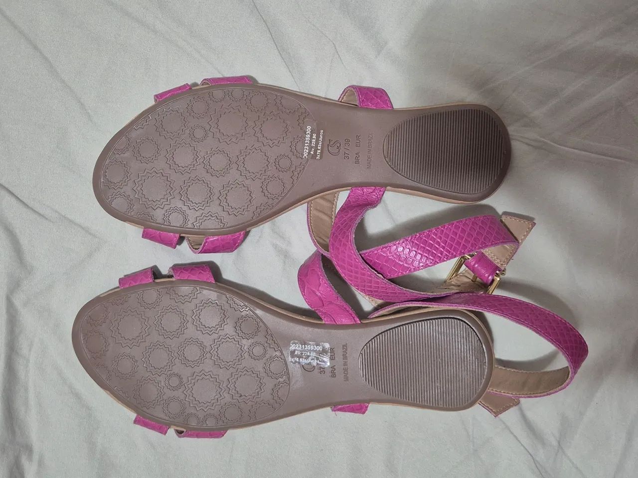 Sandália Rasteira Carmen Steffens Rosa - Foto 3