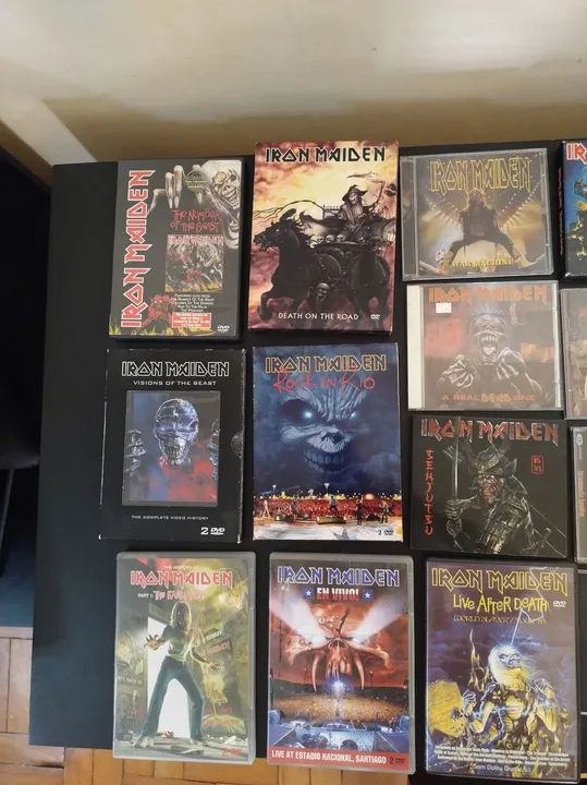 Iron Maiden coleção de cds e dvds e chaveiro  - Foto 4