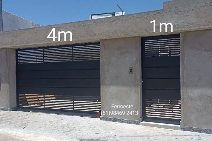 Serralheria - Portão 4.10x2.30 + 1mx2.30