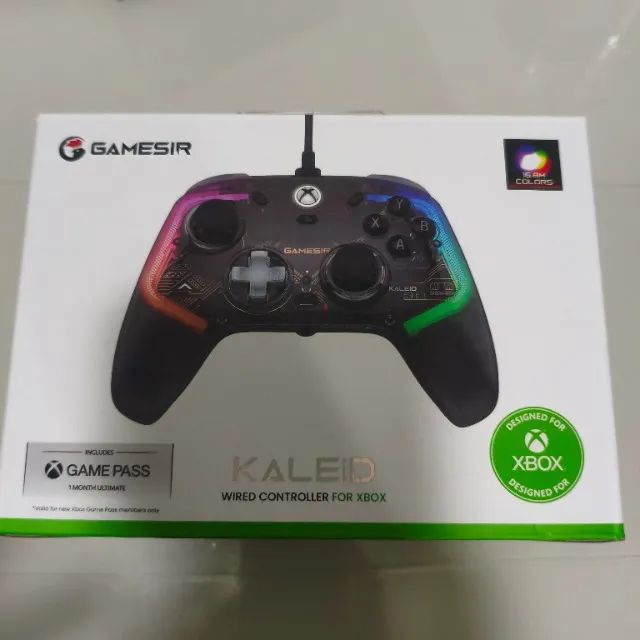 Controle GameSir Kaleid - com fio para Xbox One/Series X|S e PC
