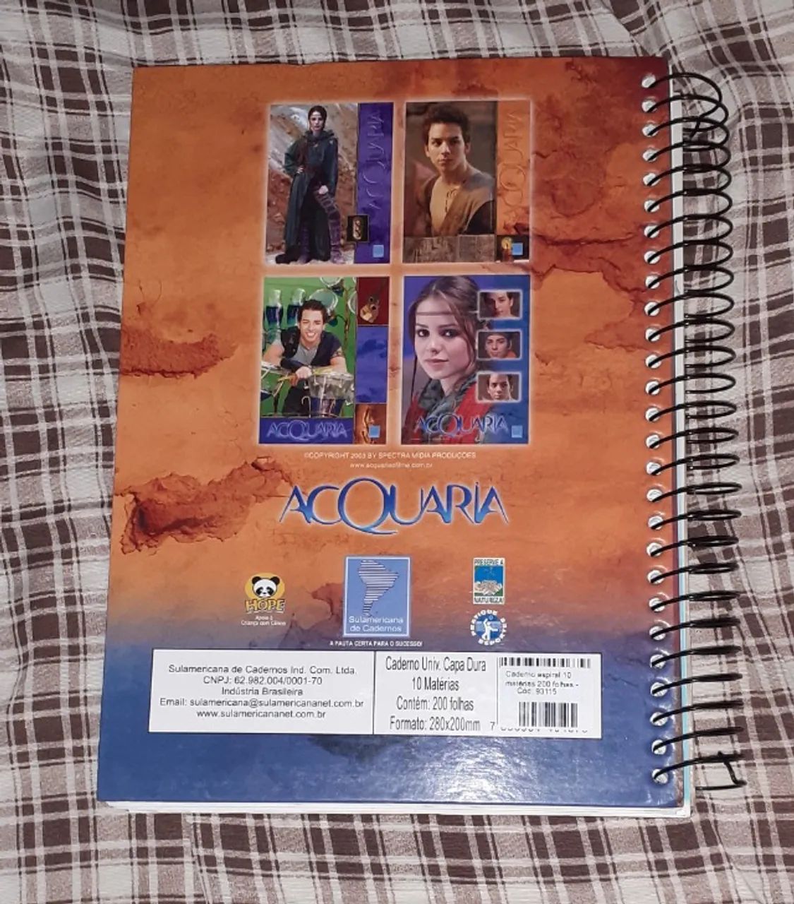 Caderno Sandy - Filme Acquária - Foto 4