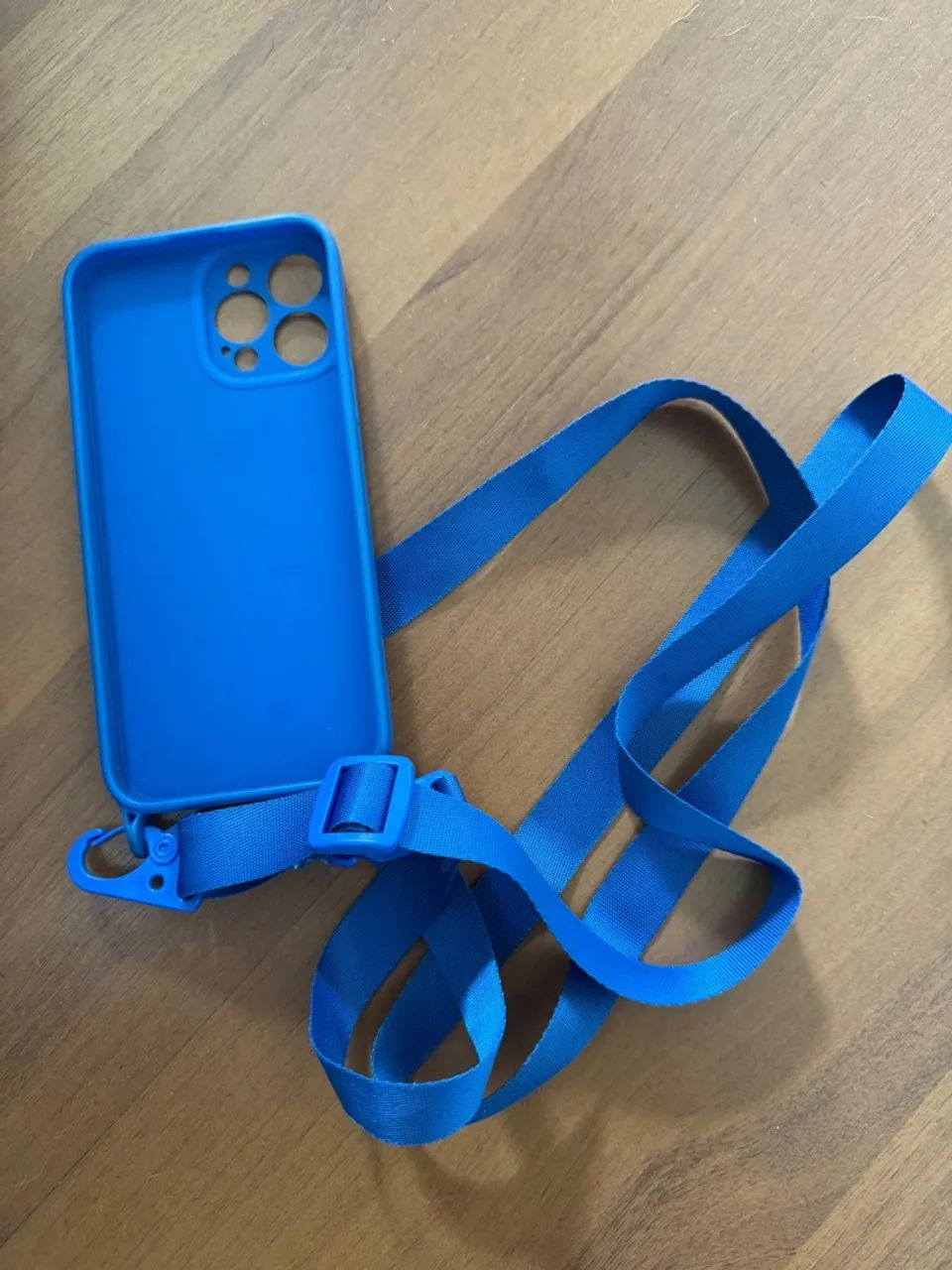 Capa para celular Azul com alça IPhone 13 Pro Max  - Foto 3