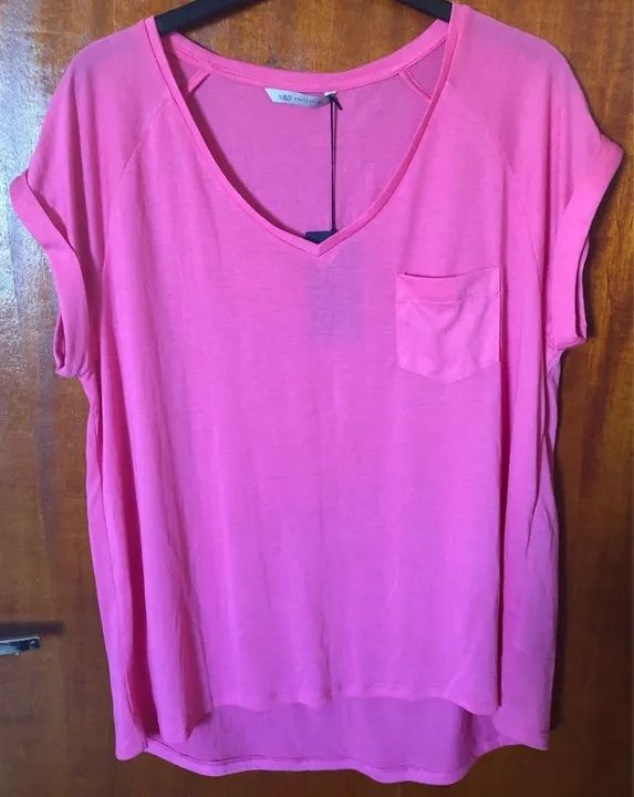 5 blusas femininas NOVAS Tam G - Foto 2