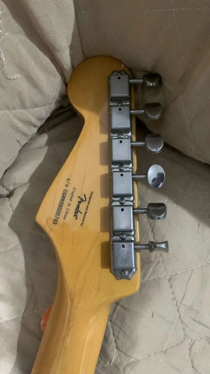 Fender squier clasic vibe com Tex mex ano 2008 escudo perolado  - Foto 4