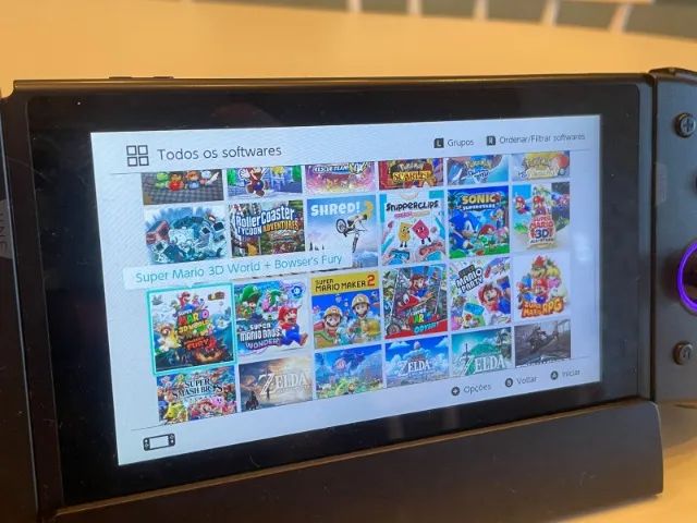 Nintendo Switch - 60 Jogos - 2 Controle Pro - Foto 5