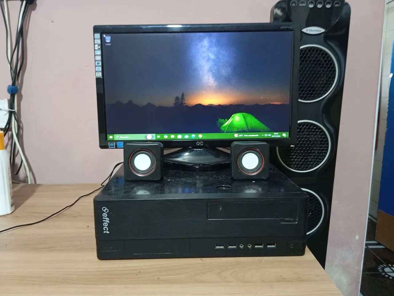 Cpu com wi-fi só falta o mouse 
