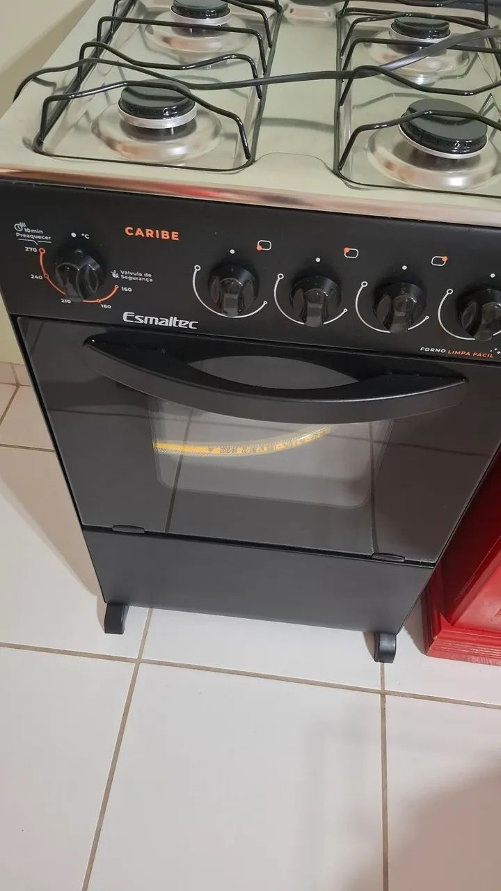 Fogão 4 Bocas Esmaltec Caribe - Novo