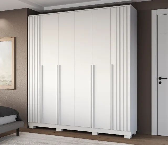 Guarda Roupa 6 Portas Jamile ACP, 100% MDF - ( Promoção ) - Foto 2