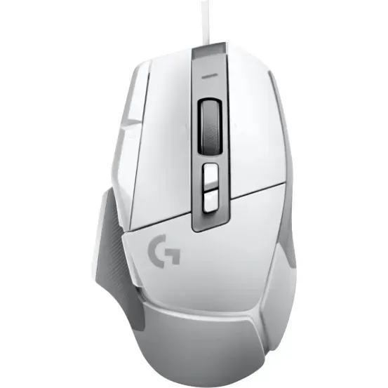 Mouse Logitech Gaming com fio G-502X White - 910-006145