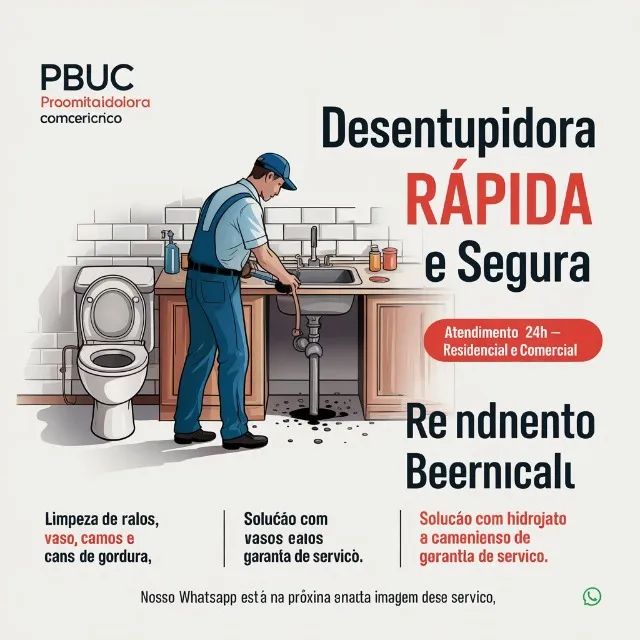 Desentupidora - Resolvemos rápido e garantimos resultado duradouro