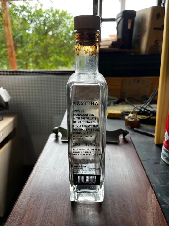 Colecionador garrafa vidro Mastiha Grécia - Foto 2