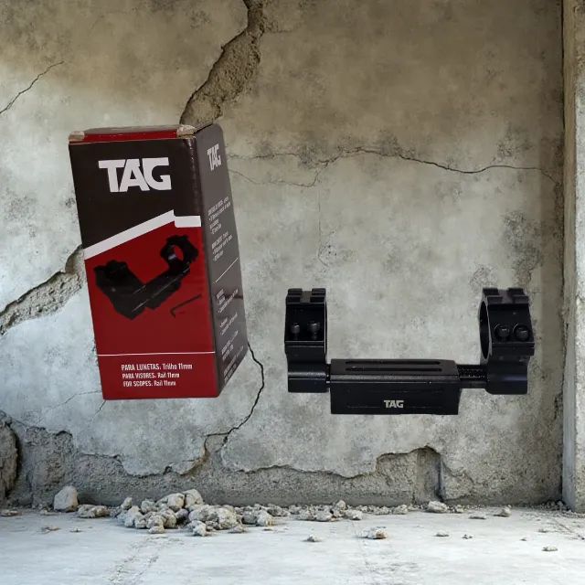 Luneta 3-9x40 + mount de absorção - Foto 3