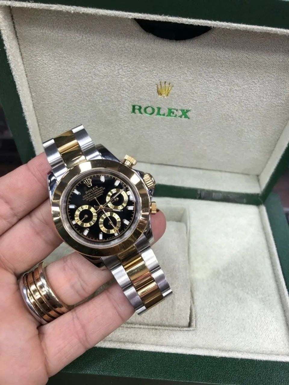 Relógio ROLEX DAYTONA COSMOGRAPH AUTOMÁTICO MISTO  - Foto 3