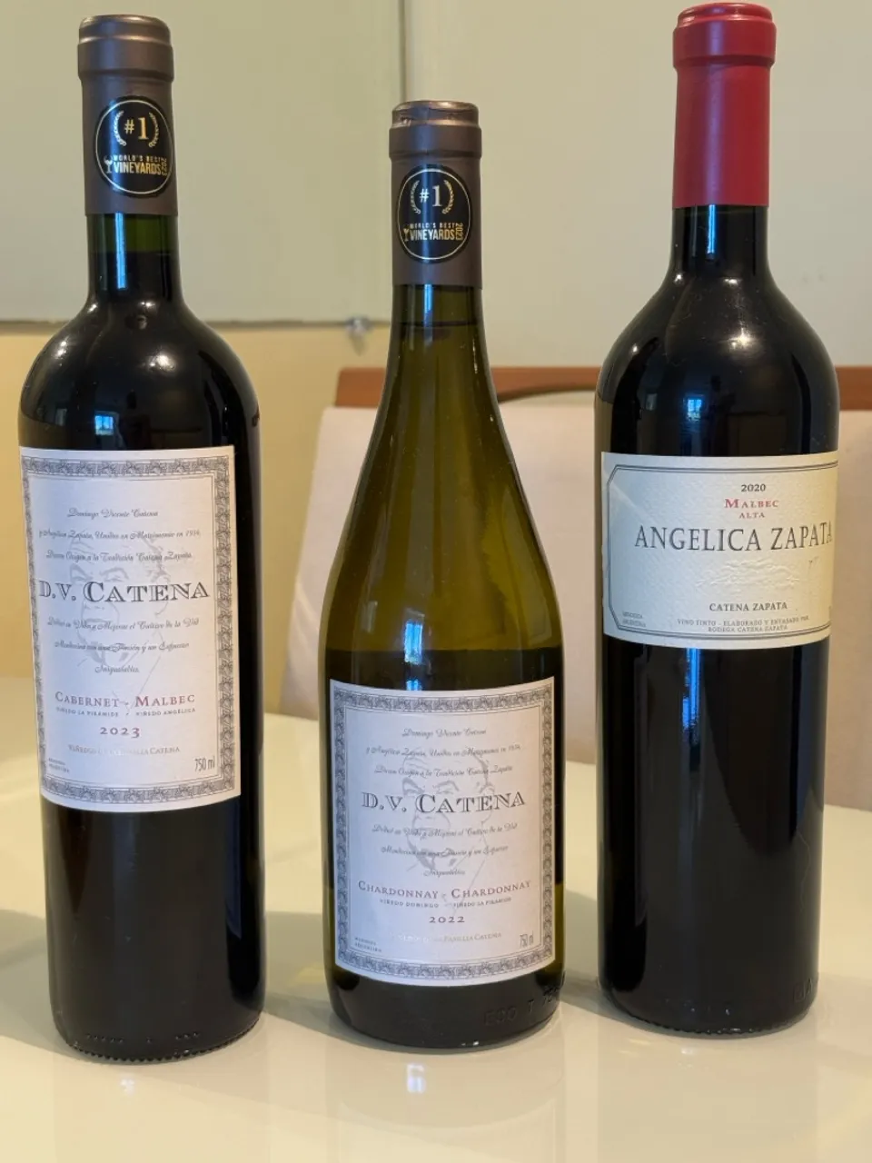 Vinhos Argentinos D.V. Catena e Angelica Zapata
