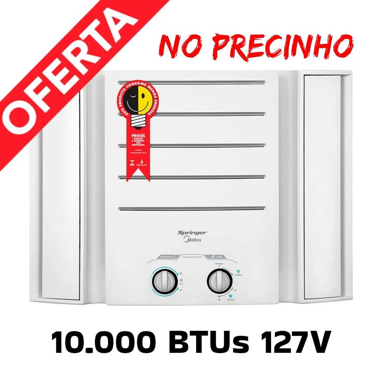 Ar Condicionado Springer Midea 10.000 BTUs 127V - OFERTA!