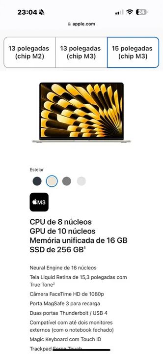 Notebook Apple MacBook Air 15? - Foto 4