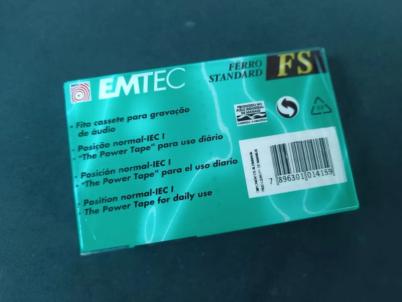 Fita cassete emtec/basf ferro 60 minutos 10 unidades lacradas - Foto 3