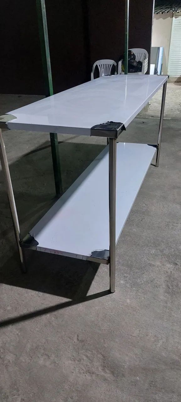 Mesa toda inox manipulação 190x60