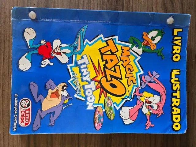 Fichário Original Elma Chips Tiny Toon Incompleto
