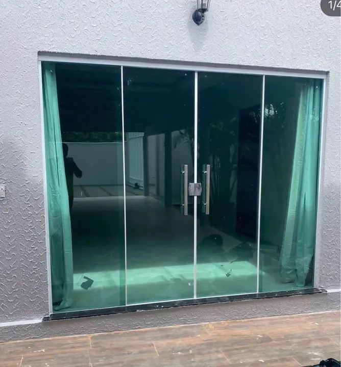 Portas de vidro temperado de correr - Foto 4