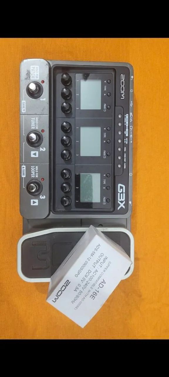 zoom g3x　中古 Pedaleira Zoom G3X - Funcionando perfeitamente - Equipamentos e