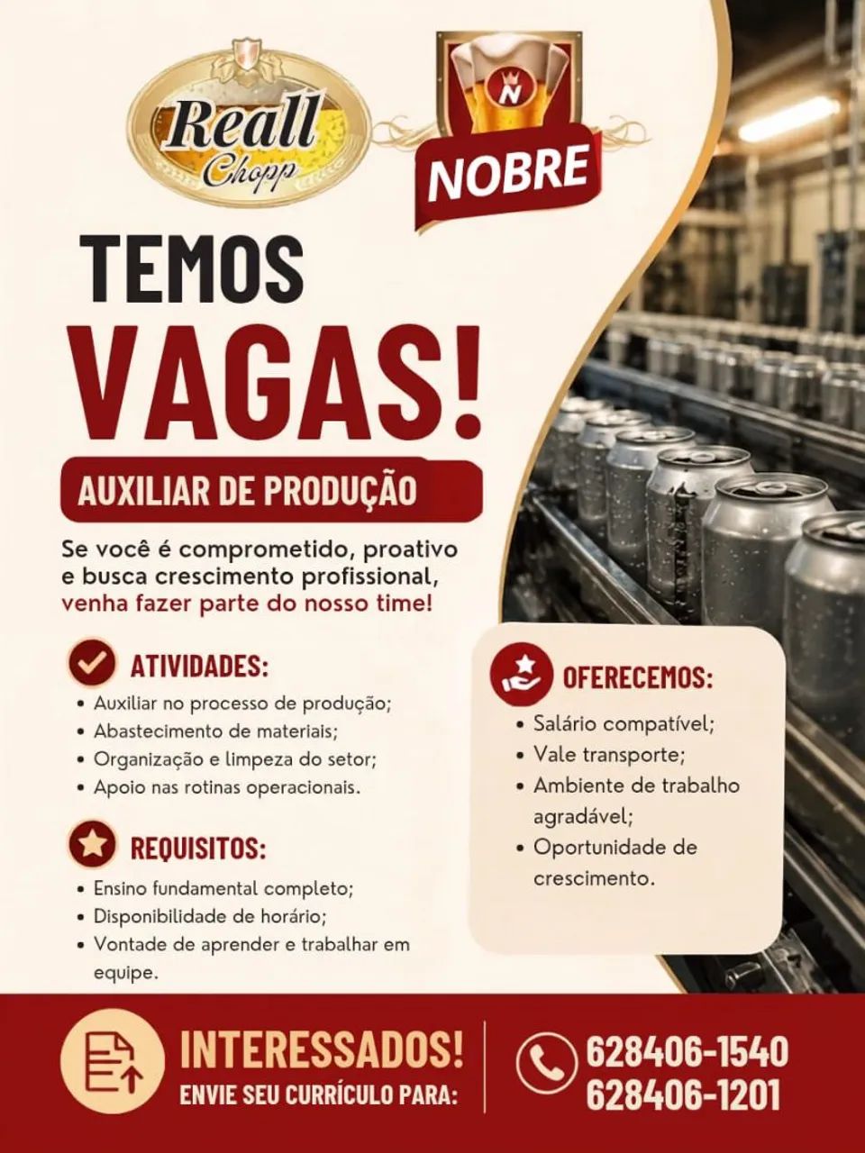 Auxiliar de produção 