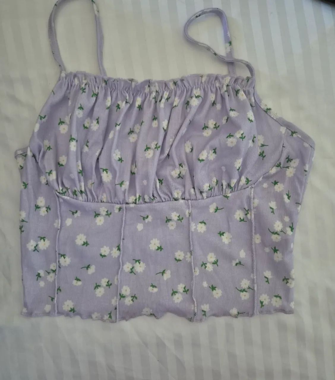 Top cropped floral