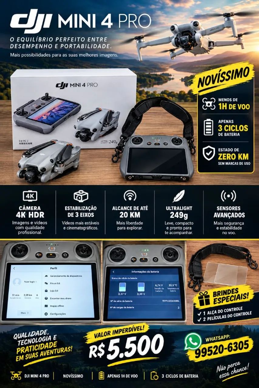 DJI MINI 4 PRO NOVÍSSIMO! - Foto 5