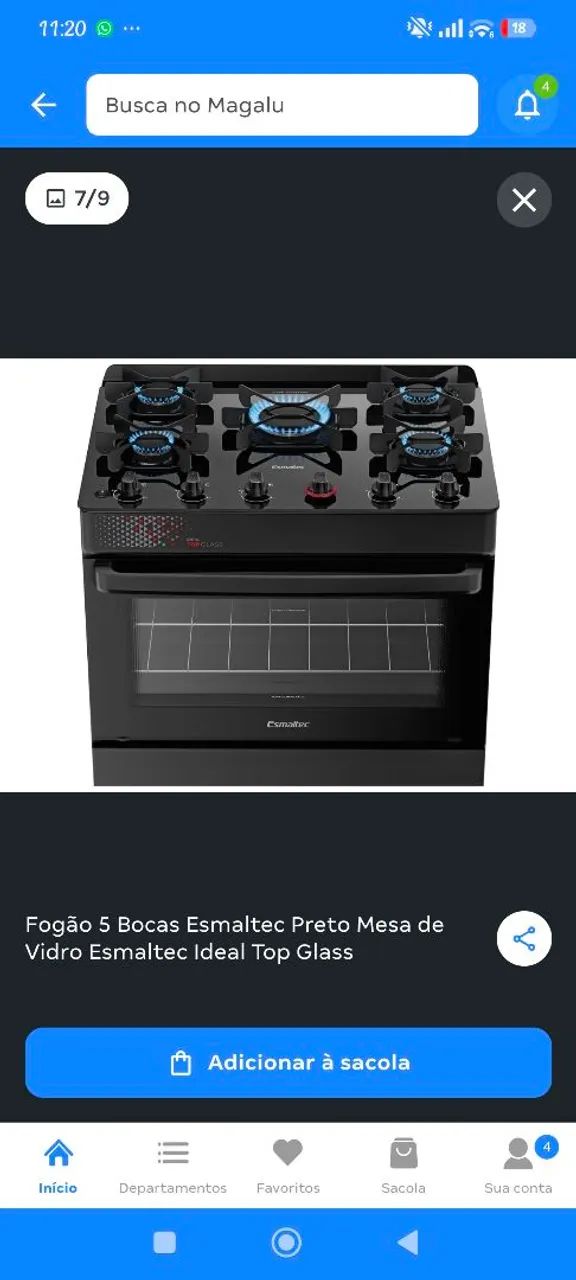 Fogão Esmaltec 