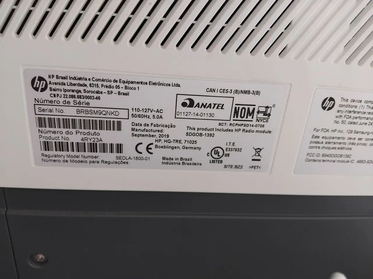 Impressora HP Neverstop 1200  - Foto 3