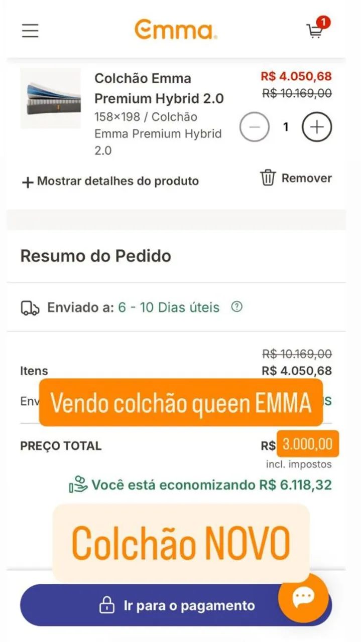 Colchão Emma PremiumHybrid2.0 - Foto 3