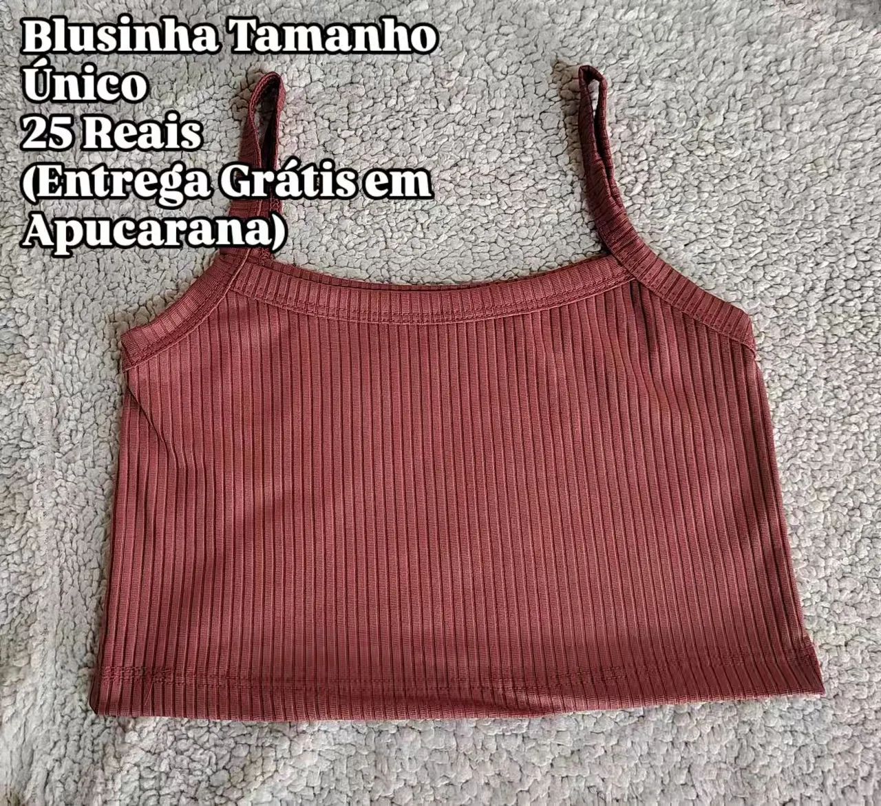 Blusinha Tamanho Único  - Foto 3